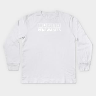 Renewables Kids Long Sleeve T-Shirt